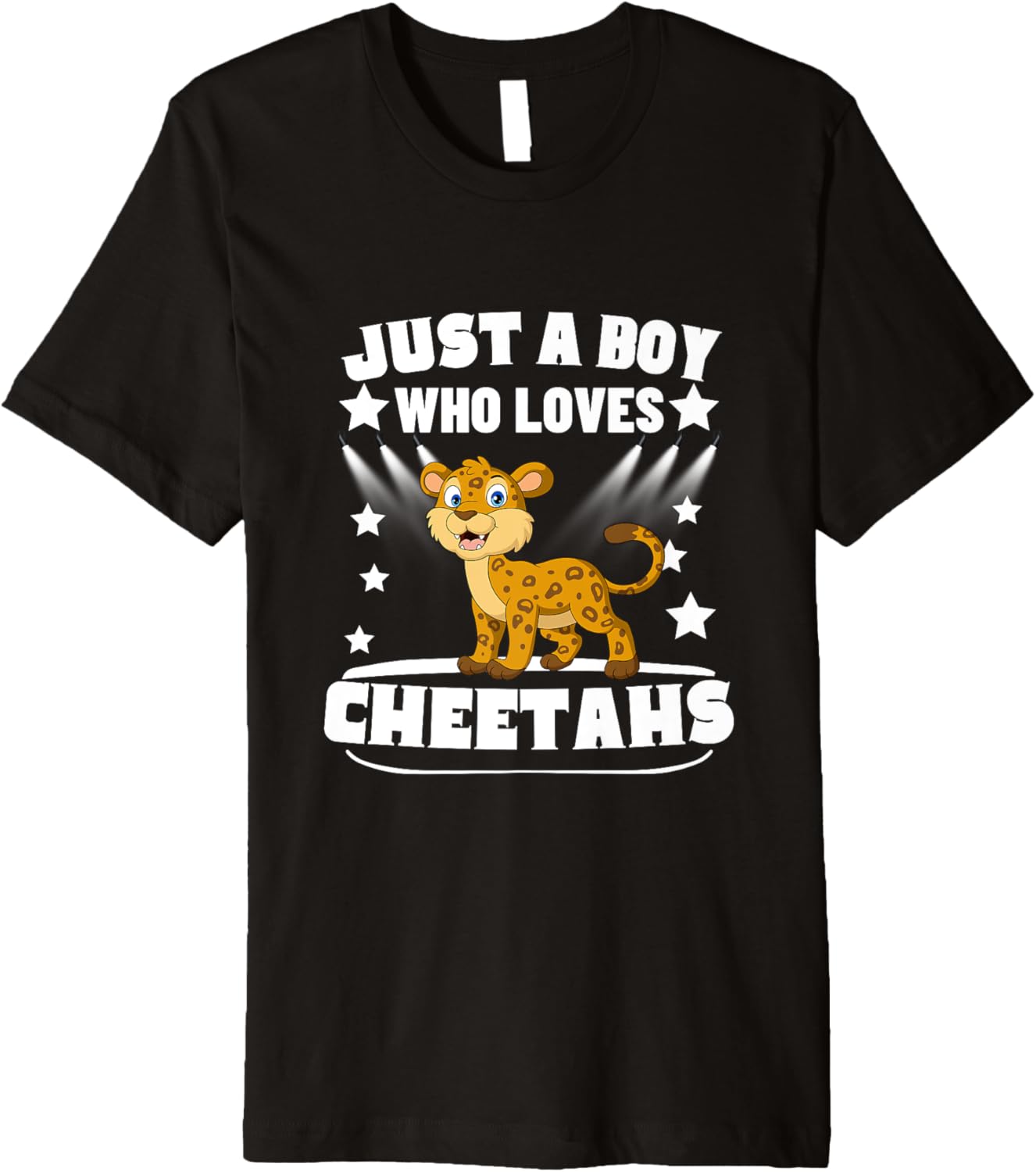 Just A Boy Who Loves Cheetahs Funny Cheetah Premium Apparel Streetwear Style Hot Right Now