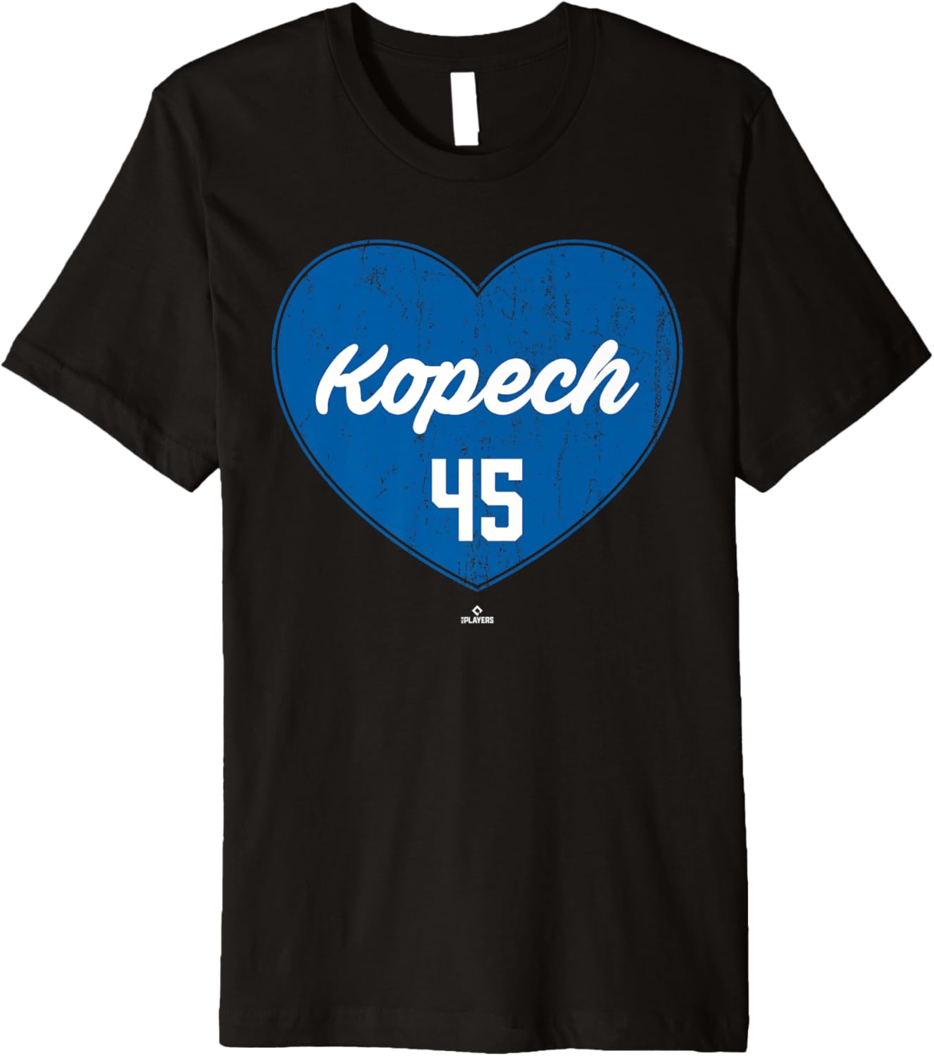 Distressed Heart Michael Kopech Los Angeles Baseball MLBPA Premium Apparel | Everyday Casual Wear