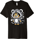 Kawaii Cheetah Raccoon Costume Cheetahs Premium Apparel Streetwear Style Best Seller Look