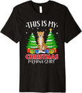 This is My Christmas Pajama Shirt Cheetah Xmas PJs Premium T Shirt Streetwear Style Fan Favorite