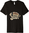 Football Sister Leopard Cheetah Print Ball Trend Cute School Premium Apparel Trending US Everyday Wear