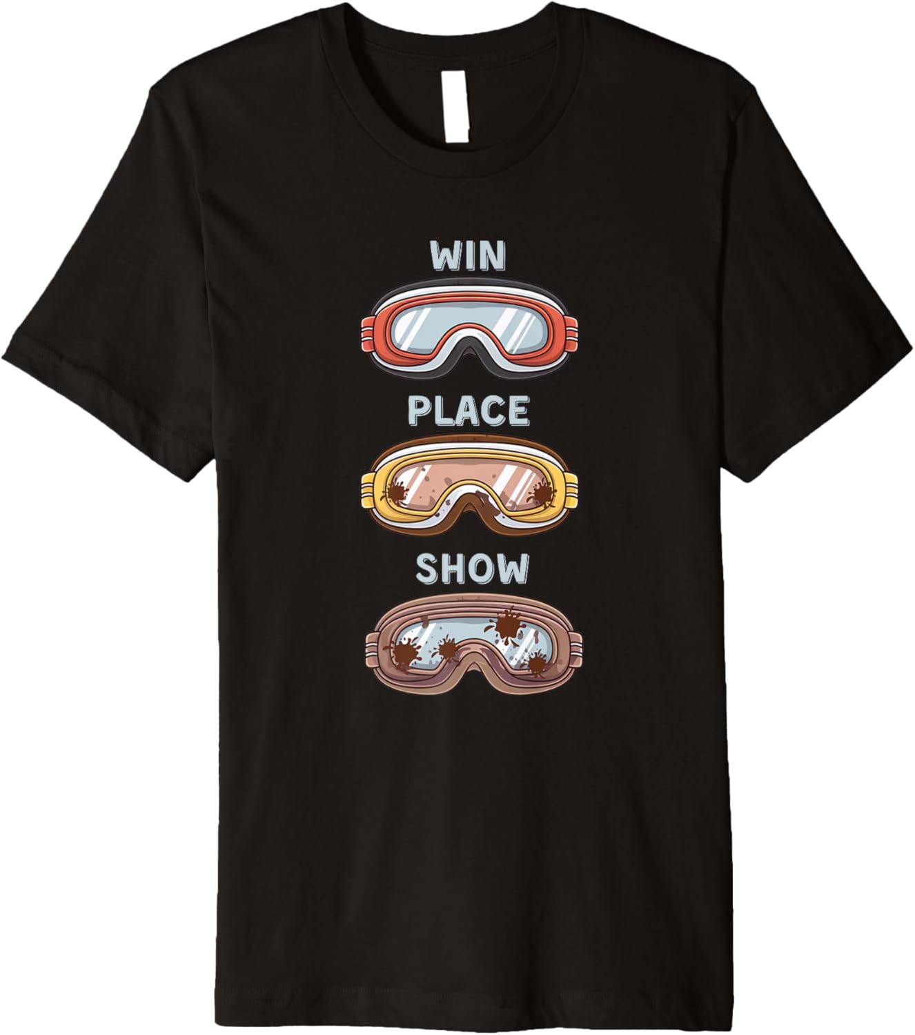 Horse Racing Goggles Win Place Show Funny Horse Racing Premium Apparel | Trending 2025 | High CTR Boost