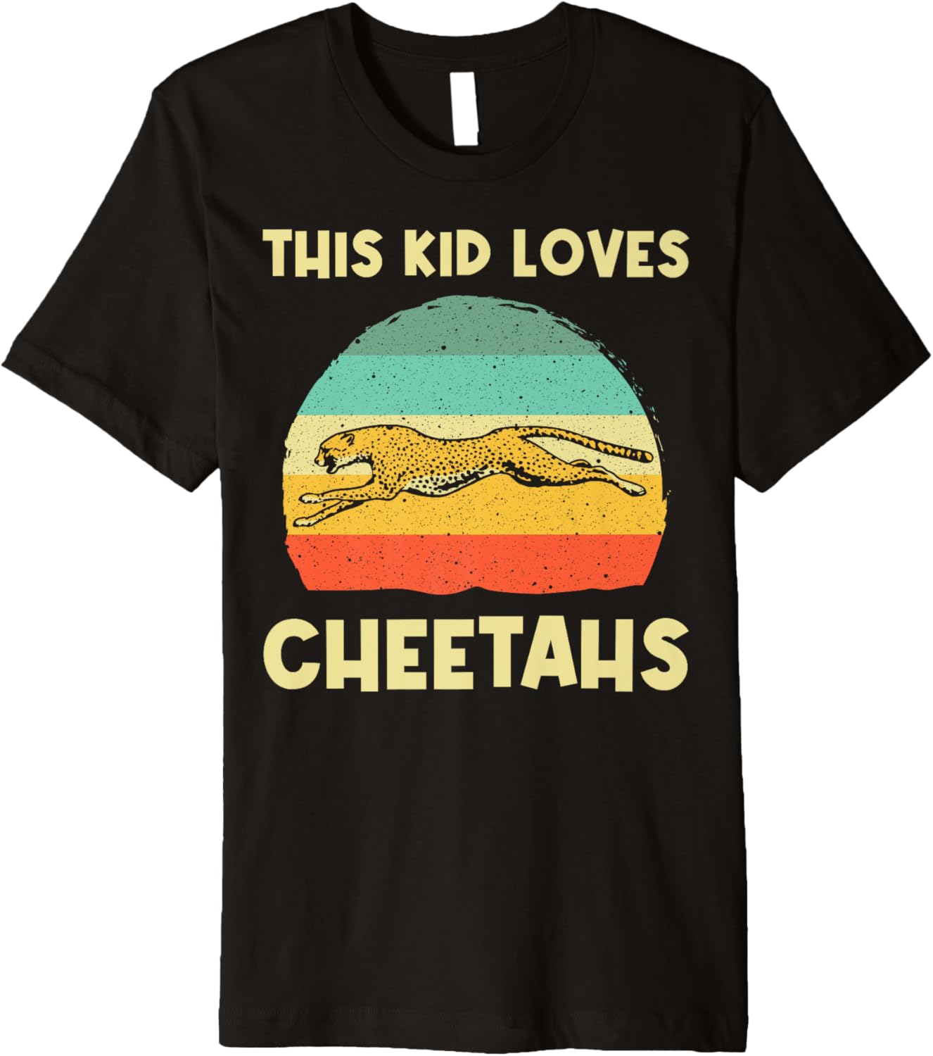 Cool Cheetah For Kids Boys Cat Animal Print Leopard Safari Premium Apparel Premium Print Gift Ready