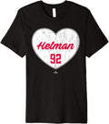 Distressed Heart Michael Helman Minnesota Baseball MLBPA Premium Apparel | Everyday Casual Wear