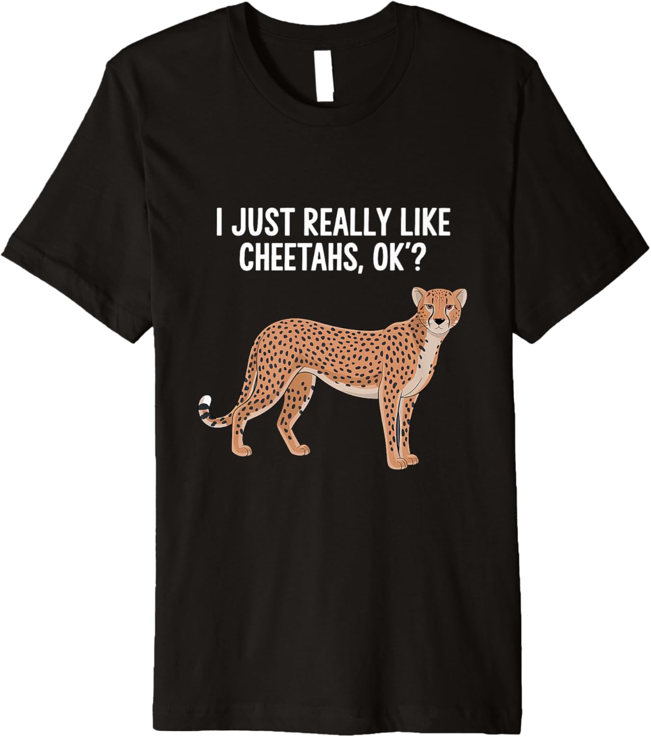Cheetah Safari Wildlife Leopard African Wild Animal Lover Premium Apparel Premium Print Fan Favorite