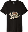 Football Aunt Leopard Cheetah Print Ball Trendy Cute School Premium Apparel Streetwear Style Hot Right Now
