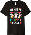 Teacher Student Team 1st Grade Is My Hoppy Place Cute Easter Premium Apparel | Google Shopping Optimized | Perfect Gift Choice