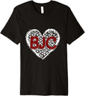 BJC Maroon Initials Leopard Cheetah Heart Trendy Premium Apparel Premium Print Best Seller Look