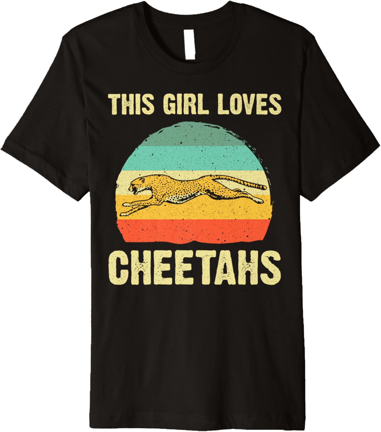 Cool Cheetah For Girls Kids Cat Animal Print Leopard Safari Premium Apparel Streetwear Style Fan Favorite