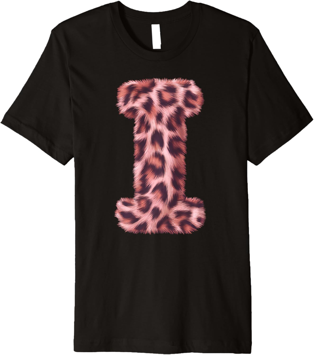 Letter I Cheetah Leopard Print Pink Initial Zebra Matching Premium Apparel Streetwear Style Best Seller Look