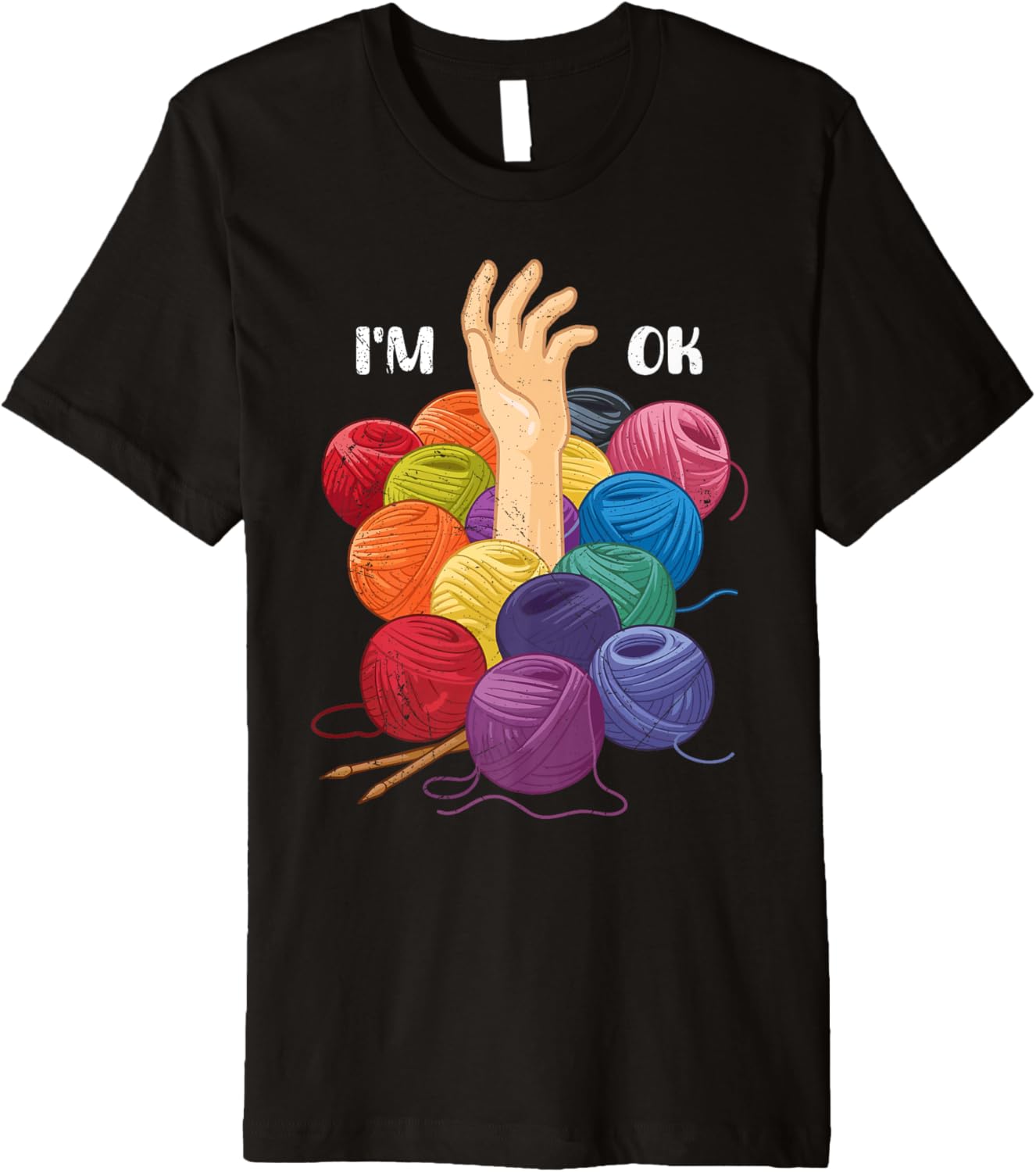 Yarn Collection I'M OKAY Funny Yarn Hoarder Premium Yarn Supply | Trending 2025 | Best Seller Choice