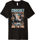 Yarn Crocheter Coffee Crochet Quote Crocheting Premium Yarn Supply | Premium Quality | Perfect for Crafters