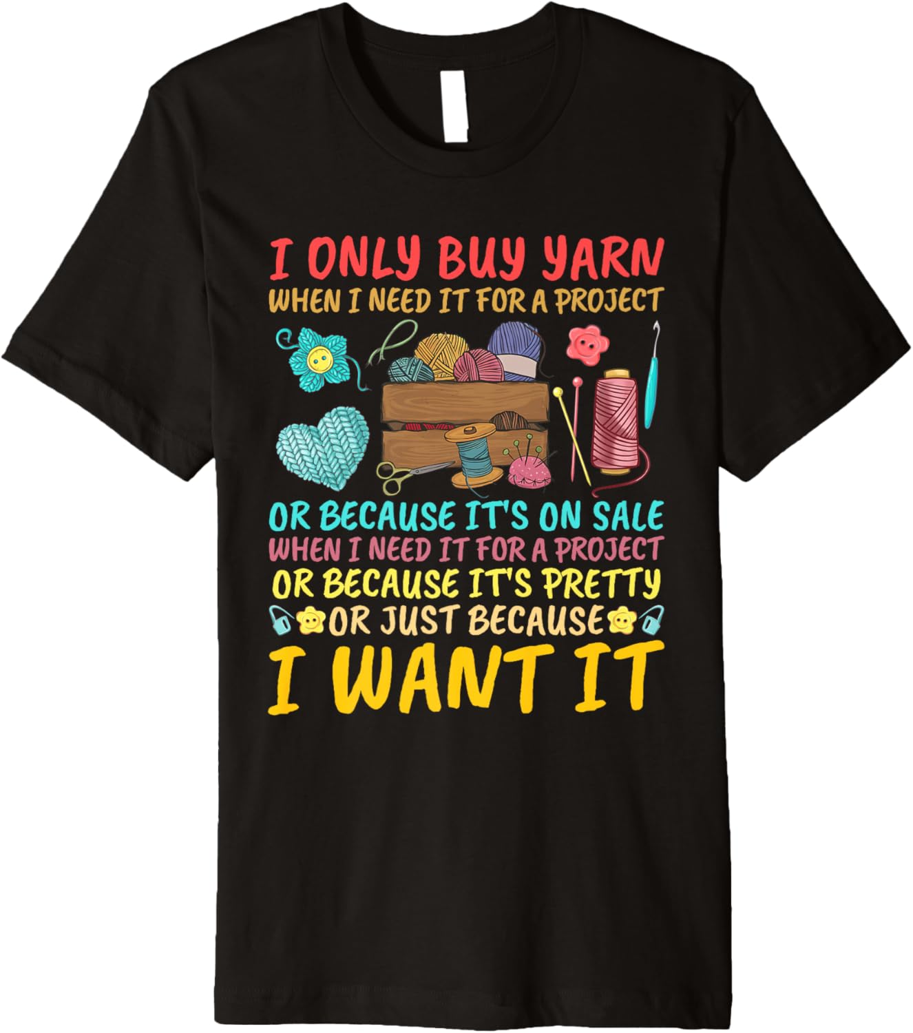 Collection ONLY BUY YARN BECAUSE I WANT IT Yarn Collector Premium Yarn Supply | Viral US Pick | Best Seller Choice