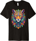 Cheetah Spiritual Mandala Animal Design Premium Apparel Comfort Fit Gift Ready
