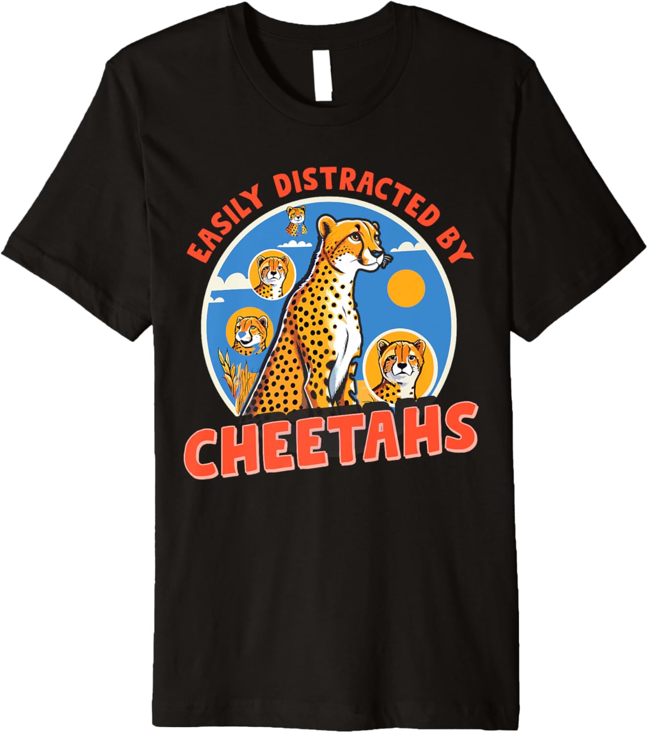 Cheetah Lover Wild Cat Wildlife Leopard Cheetah Premium Apparel Premium Print Fan Favorite
