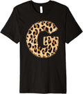 Letter G Cheetah Leopard Initial Print Name Zebra Matching Premium Apparel Premium Print Fan Favorite