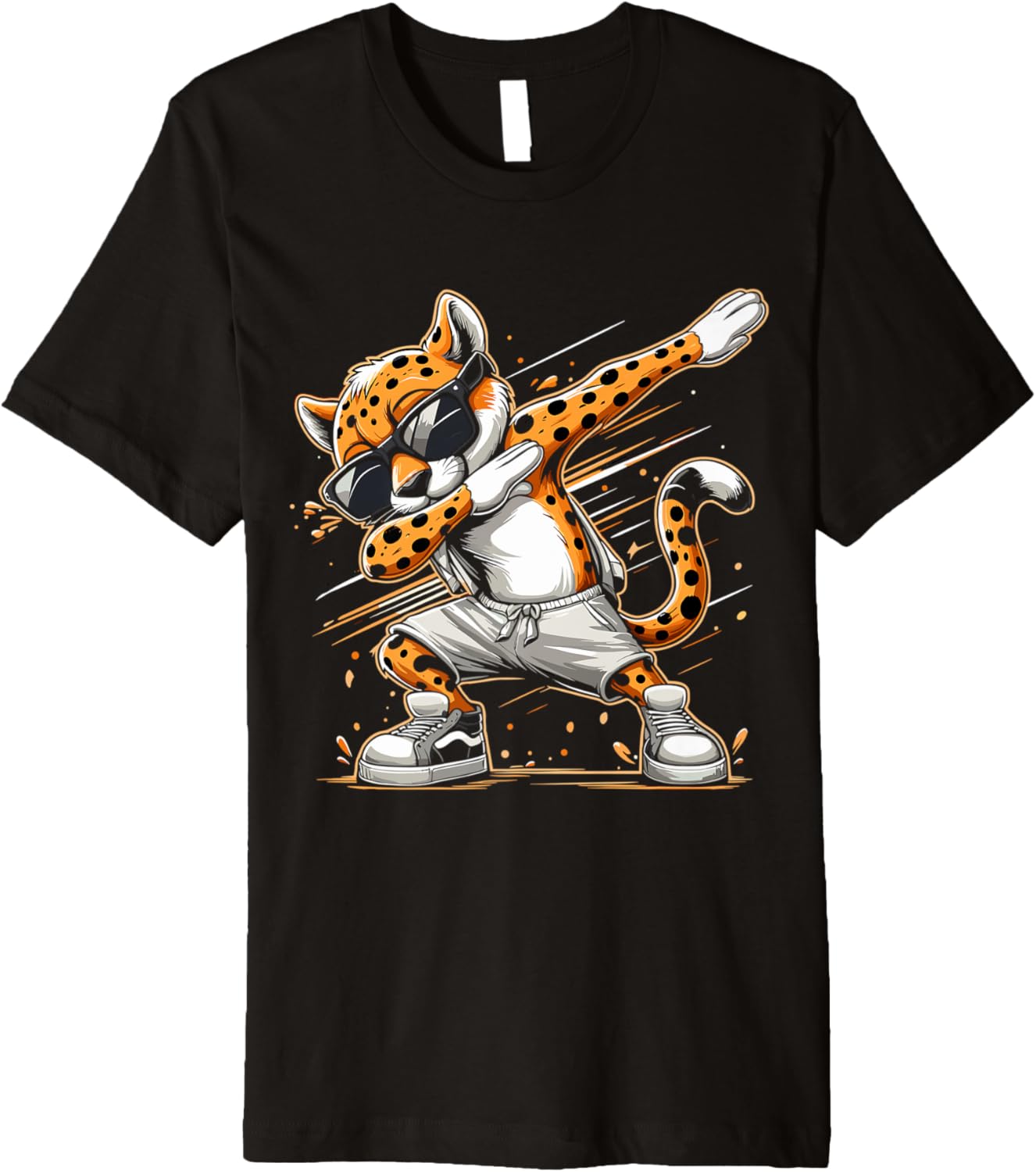 Dabbing Cheetah Sunglasses Cheetah Animal Premium Apparel Premium Print Everyday Wear
