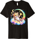 Rainbow Clouds Cheetah Cub Cheetahs Premium Apparel Streetwear Style Gift Ready