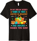 Crochet Yarn and Coffee Lover Knitting Needles Yarn Hoarder Premium Yarn Supply | Premium Quality | Perfect for Crafters