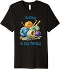 Knitting is my therapy wool yarn knitting needle Premium Yarn Supply | High Search Volume | Perfect for Crafters