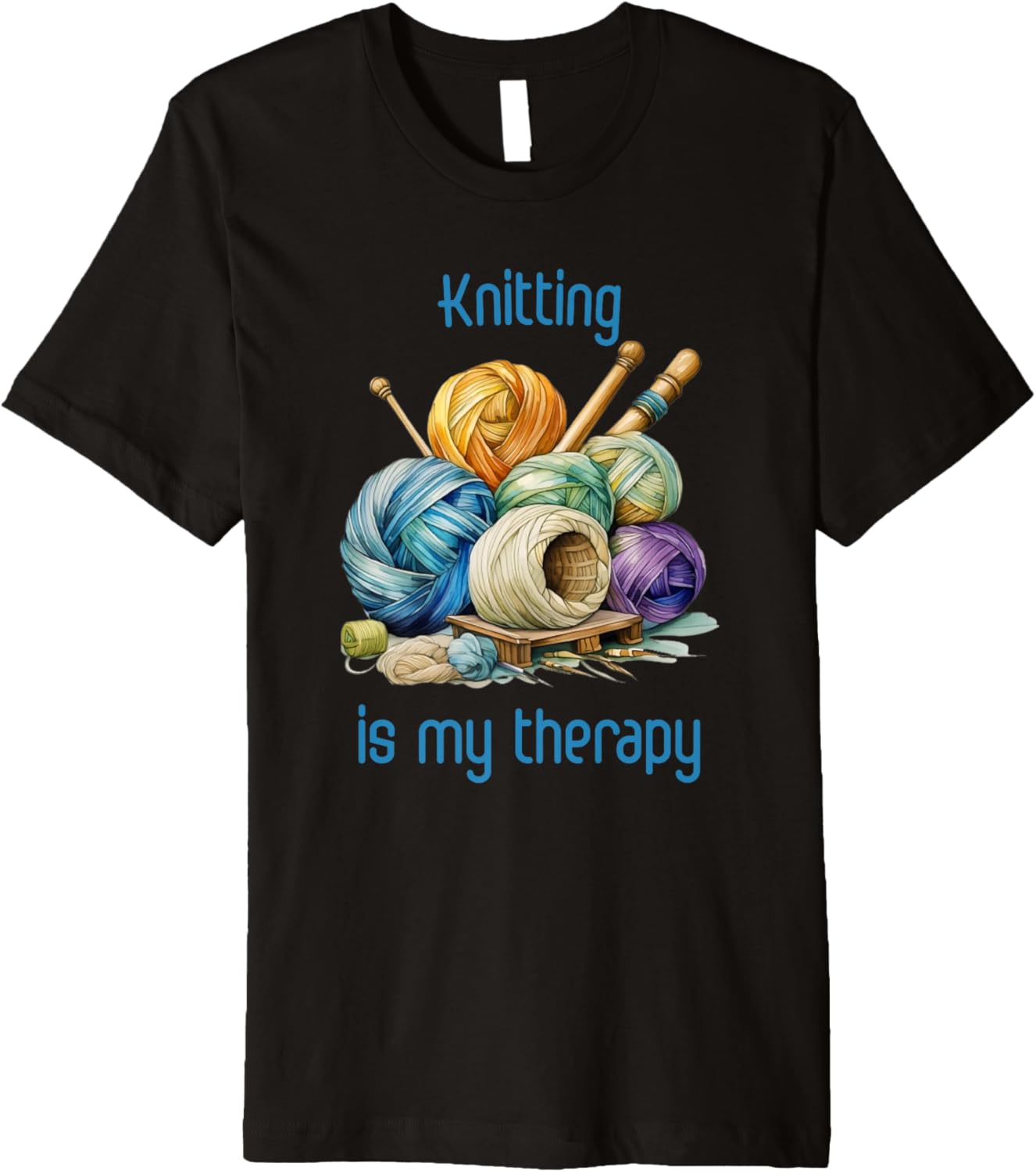 Knitting is my therapy wool yarn knitting needle Premium Yarn Supply | High Search Volume | Perfect for Crafters