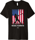 American Flag Swing Michael Plassmeyer Prospect Baseball Fan Premium Apparel | US Best Seller