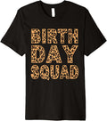 Leopard Print Pattern Cheetah Matching Birthday Squad Gift Premium Apparel Trending US Fan Favorite