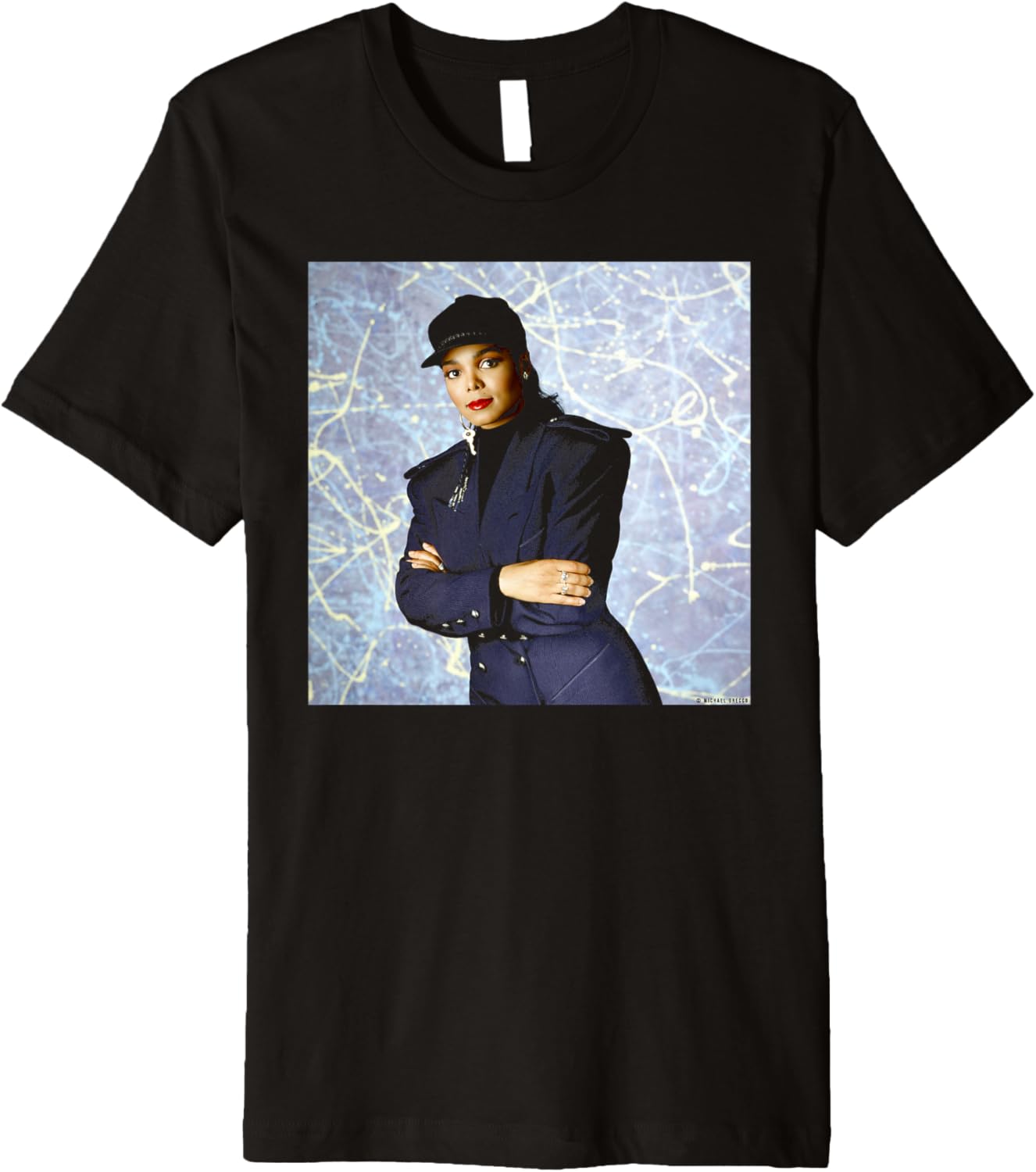 Janet Jackson 1989 LA Portrait by Michael Grecco Premium Apparel | Trending 2025