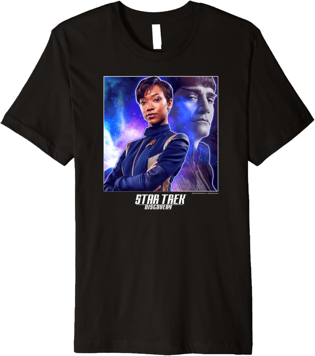 Star Trek Discovery Michael Sarek In Space Premium T-Shirt Premium T-Shirt | Everyday Casual Wear