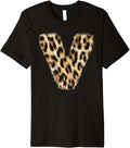 Letter V Cheetah Leopard Initial Print Name Zebra Matching Premium Apparel Streetwear Style Hot Right Now