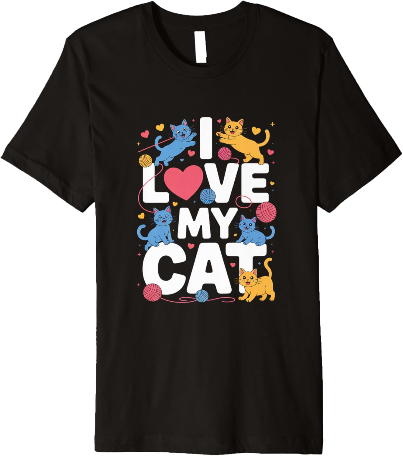 I Love My Cat Cute Kittens Heart Yarn Premium Yarn Supply | Top Rated | Perfect for Crafters