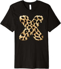 Letter X Cheetah Leopard Initial Print Name Zebra Matching Premium Apparel High Search Demand Gift Ready