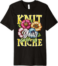 Knit Your Niche Funny Knitter Knitting Lover Yarn Enthusiast Premium Yarn Supply | Premium Quality | High CTR Title