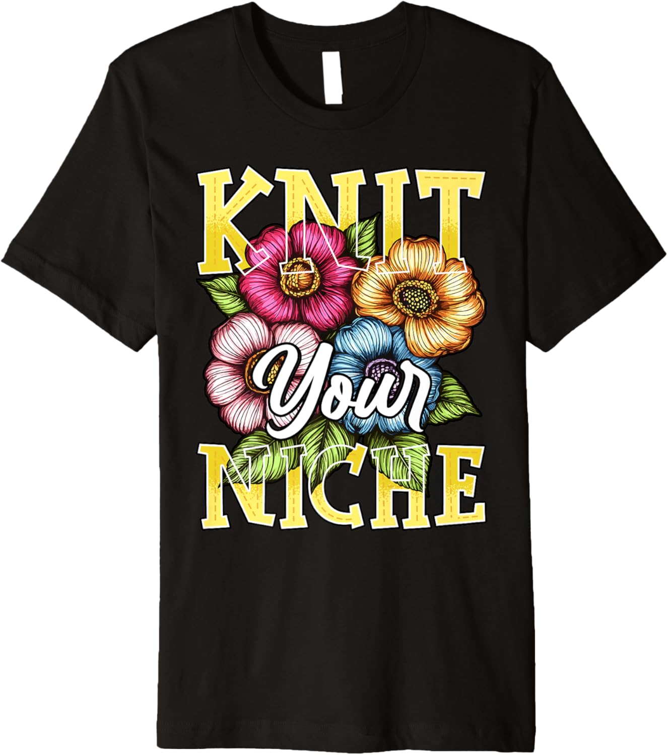 Knit Your Niche Funny Knitter Knitting Lover Yarn Enthusiast Premium Yarn Supply | Premium Quality | High CTR Title