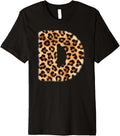Letter D Cheetah Leopard Initial Print Name Zebra Matching Premium Apparel Premium Print Gift Ready