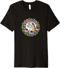 Cheetah Illustration Floral Cheetahs Art Premium Apparel High Search Demand Everyday Wear
