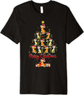 Cheetah Xmas Lighting Santa Cheetah Christmas Tree Premium Apparel Comfort Fit Gift Ready