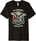 St. Michael Catholic Faith Religious St. Michael Protect Us Premium Apparel | Trending 2025