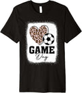Soccer Game Day Women Leopard Cheetah Print Soccer Fan Premium Apparel Streetwear Style Gift Ready
