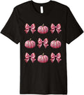 Halloween Watercolor Pumpkin Cheetah Pink Print Coquette Bow Premium Apparel Comfort Fit US Top Pick