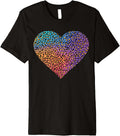 Heart Rainbow Cheetah Leopard Tiger Print Premium Apparel Comfort Fit US Top Pick