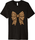 Watercolor Bow Aesthetic Cheetah Leopard Print Bow Premium Apparel Trending US Hot Right Now