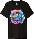 Birthday Queen Crown Leopard Cheetah Animal Print Rainbow Premium Apparel Streetwear Style Everyday Wear