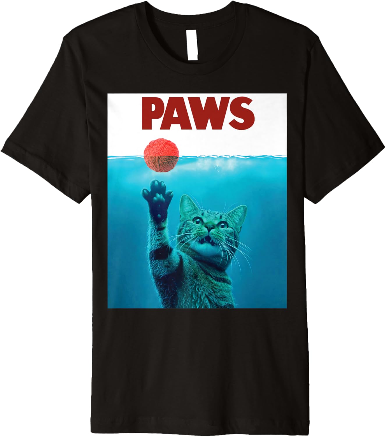 PAWS Parody Cat Yarn Humorous Cat Chasing Yarn Ball Kitten Premium Yarn Supply | Top Rated | High CTR Title