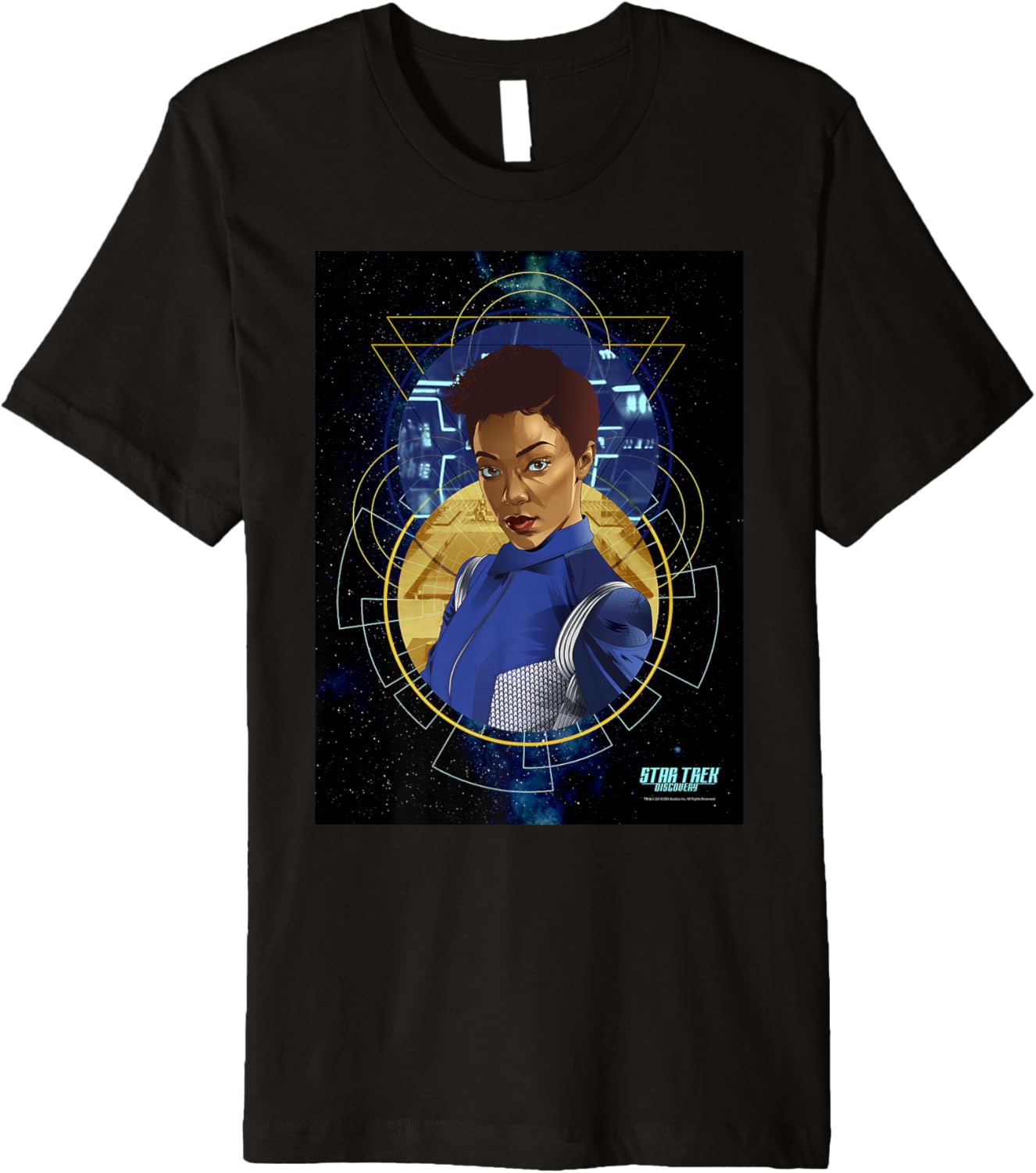 Star Trek Discovery Michael Geometric Space Premium Apparel | Everyday Casual Wear
