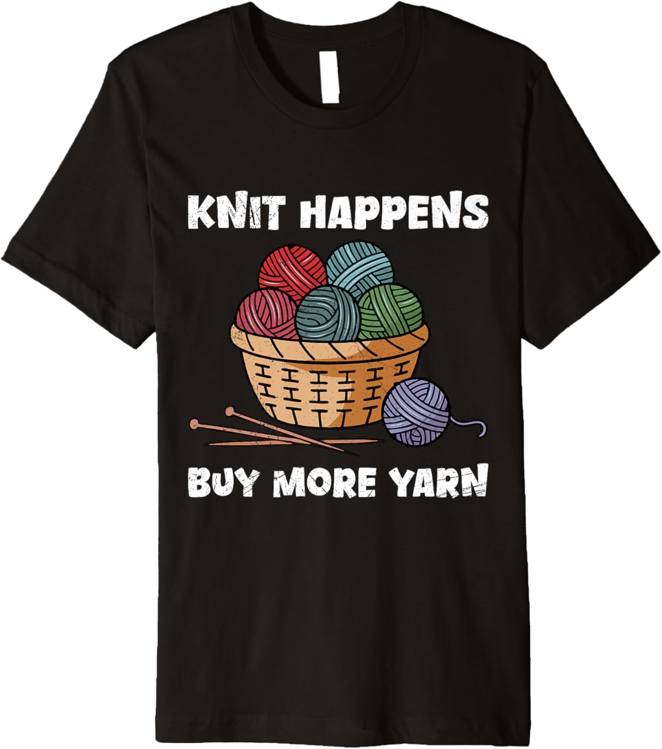 Yarn Collection KNIT HAPPENS BUY MORE YARN Yarn Collector Premium Yarn Supply | Trending 2025 | Perfect for Crafters