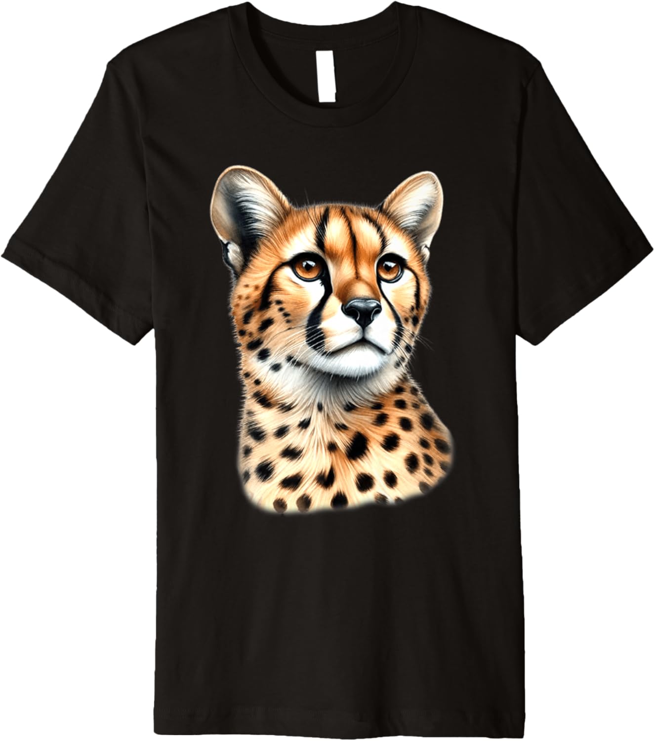 Cheetah Portrait Premium Apparel Trending US Best Seller Look