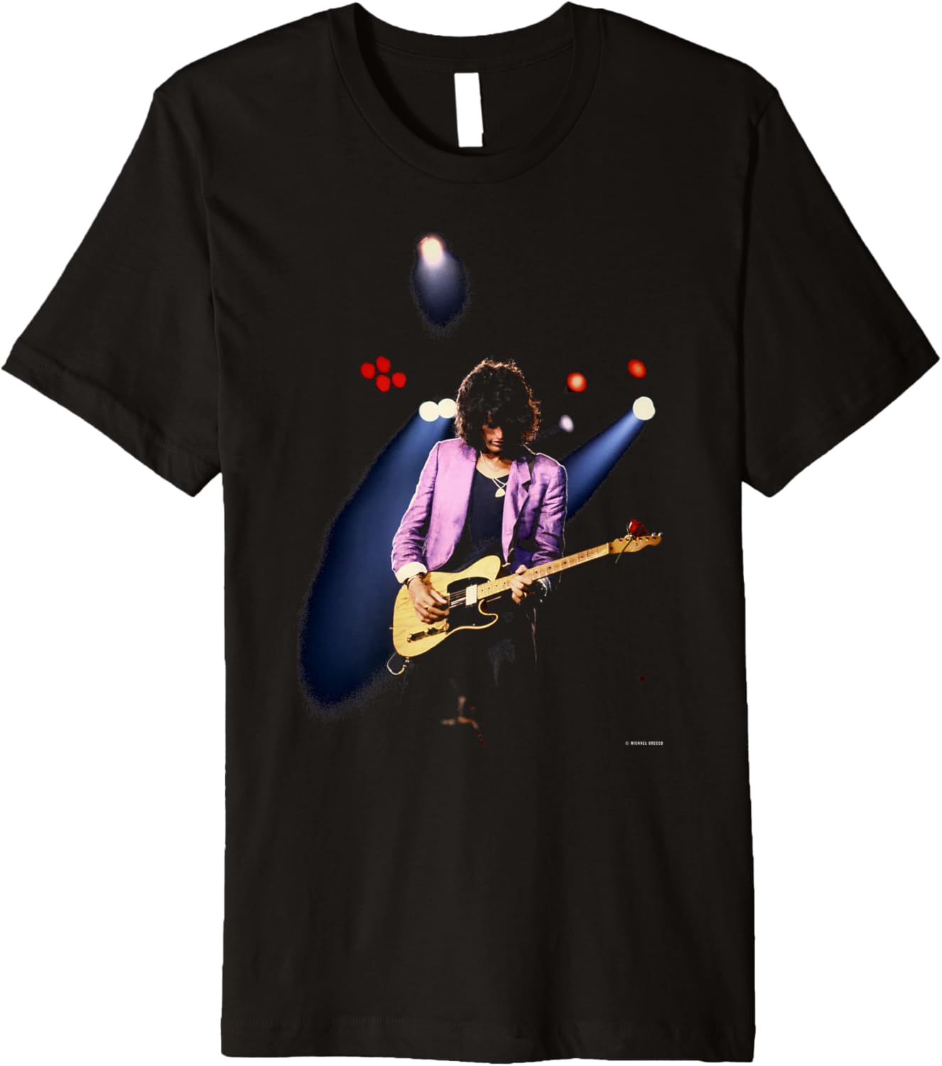 Aerosmith Live in Boston Joe Perry by Michael Grecco Premium Apparel | Premium Quality