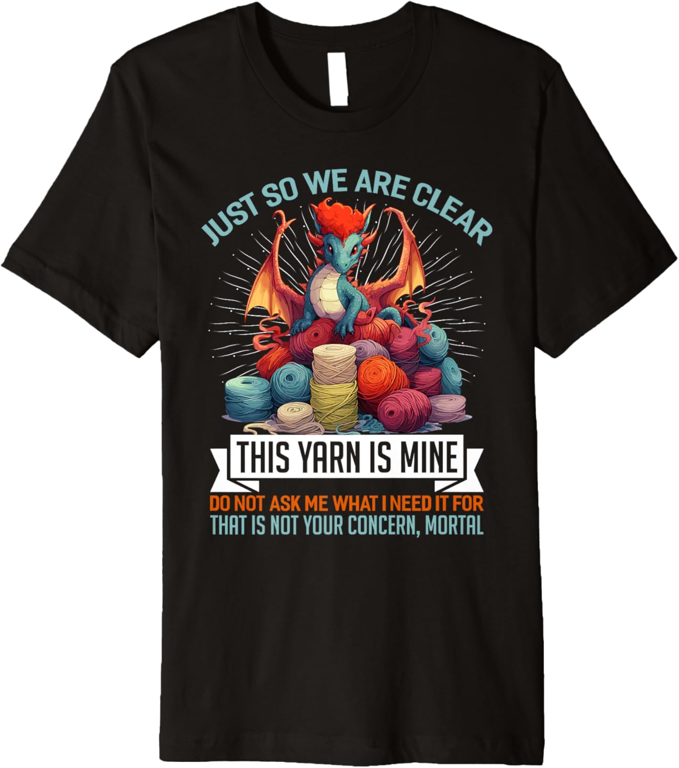 Gold Collection THIS YARN IS MINE Funny Yarn Hoarder Premium Yarn Supply | Top Rated | Perfect for Crafters
