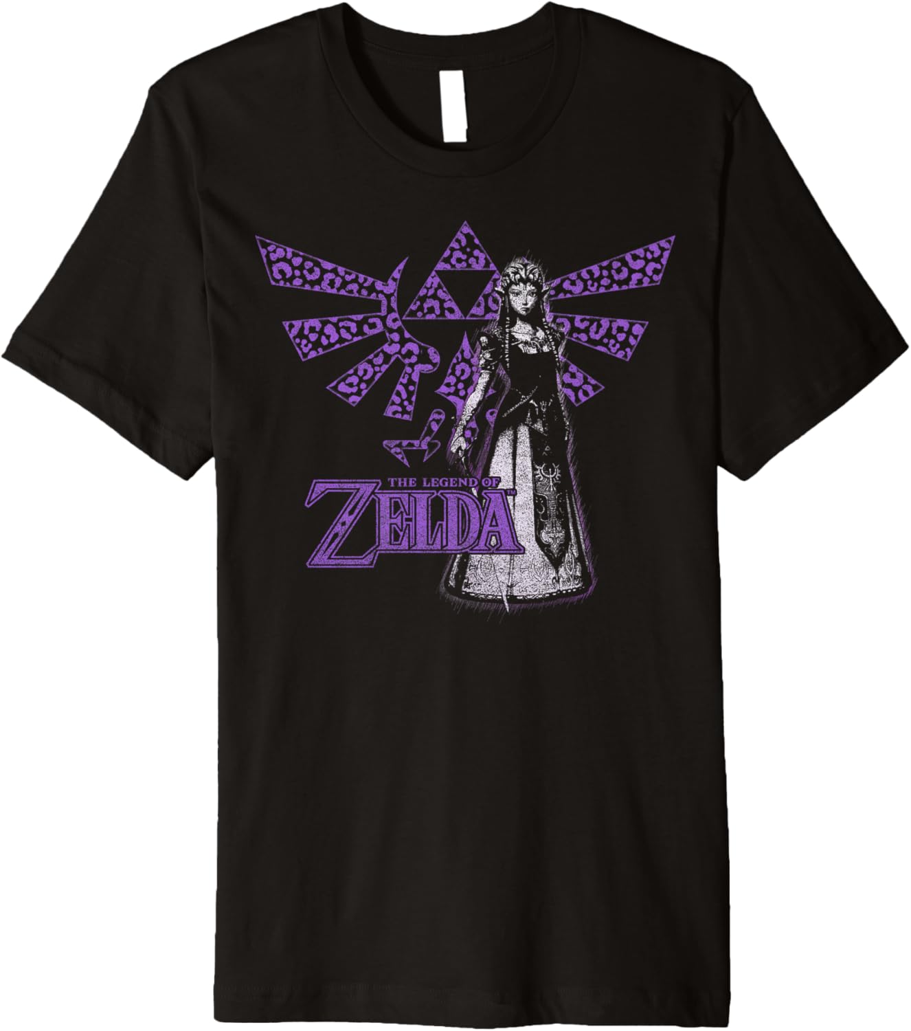 The Legend of Zelda Purple Cheetah Print Hyrule Princess Premium Apparel Streetwear Style Gift Ready